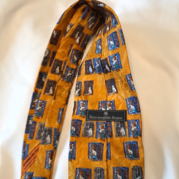 Ermenegildo Zegna Cat Tie - Picture 3 of 3